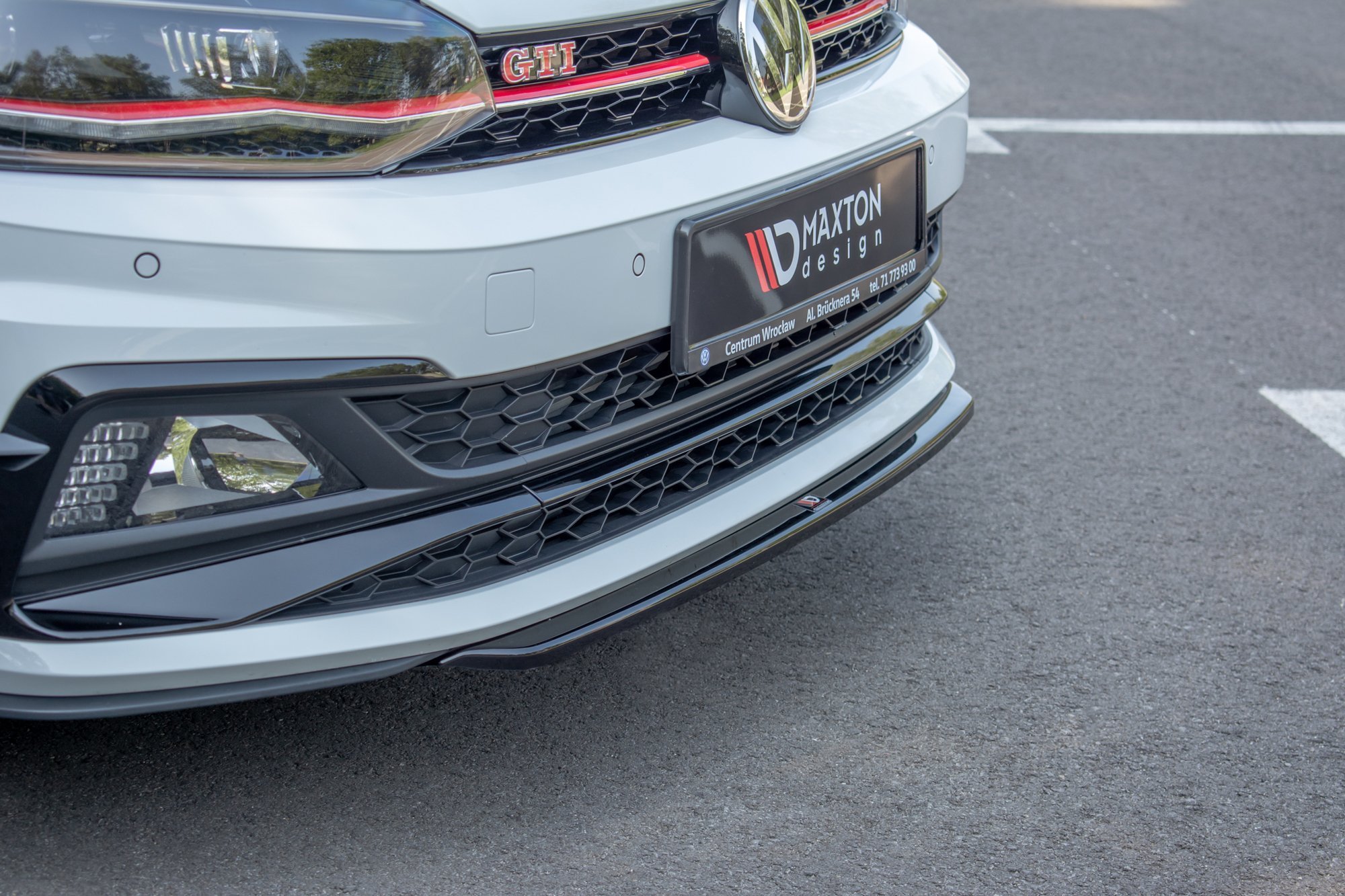 Front Splitter V.4 Volkswagen Polo GTI / R-Line Mk6 - 3