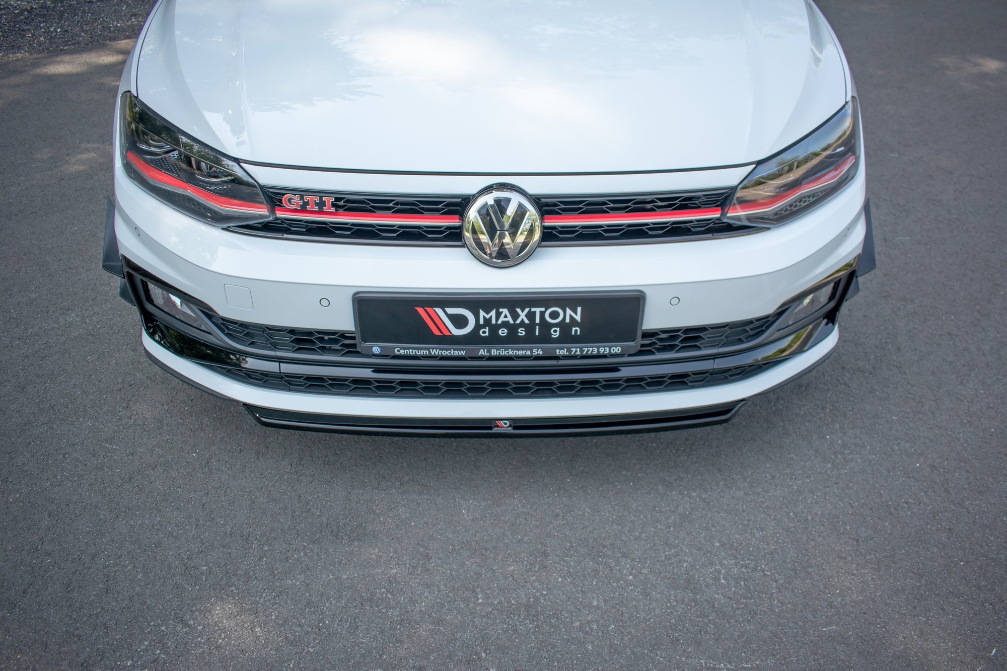 Front Splitter V.4 Volkswagen Polo GTI / R-Line Mk6 - 2