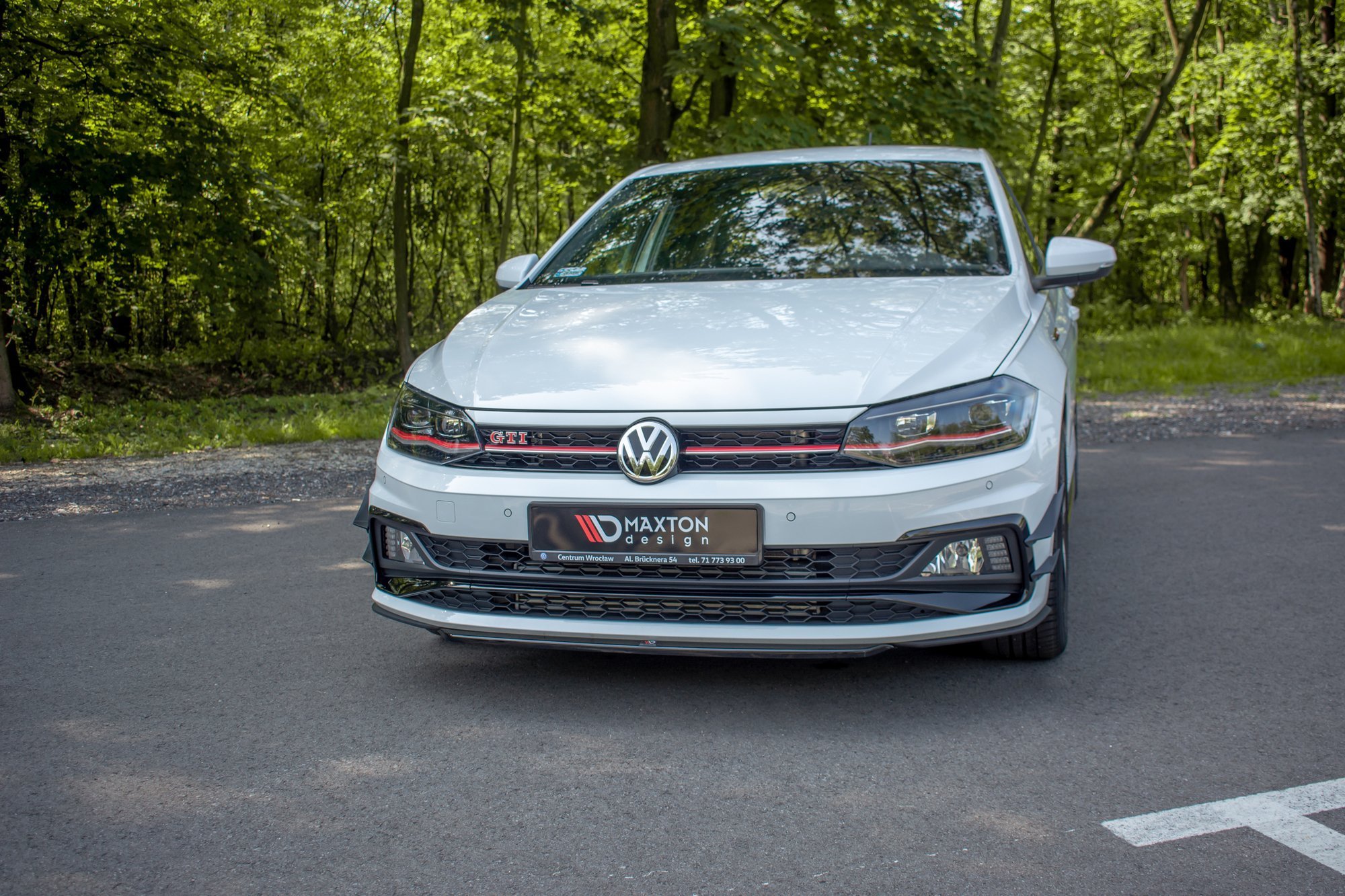 Front Splitter V.4 Volkswagen Polo GTI / R-Line Mk6 - 5
