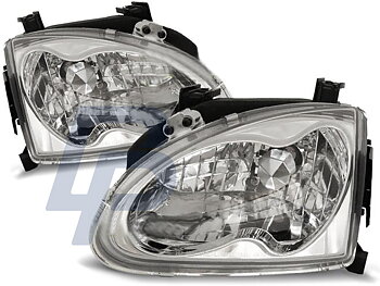 HEADLIGHTS HONDA CRX DEL SOL 03.92-97 CHROME