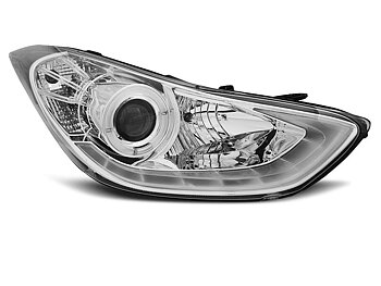 HEADLIGHTS HYUNDAI ELANTRA 11.10- CHROME DAYLIGHT LED
