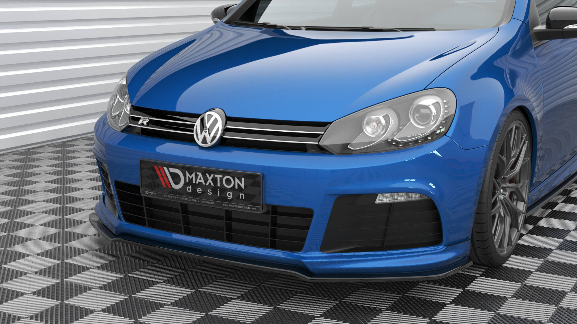 Front Splitter V.2 Volkswagen Golf R Mk6 - 4
