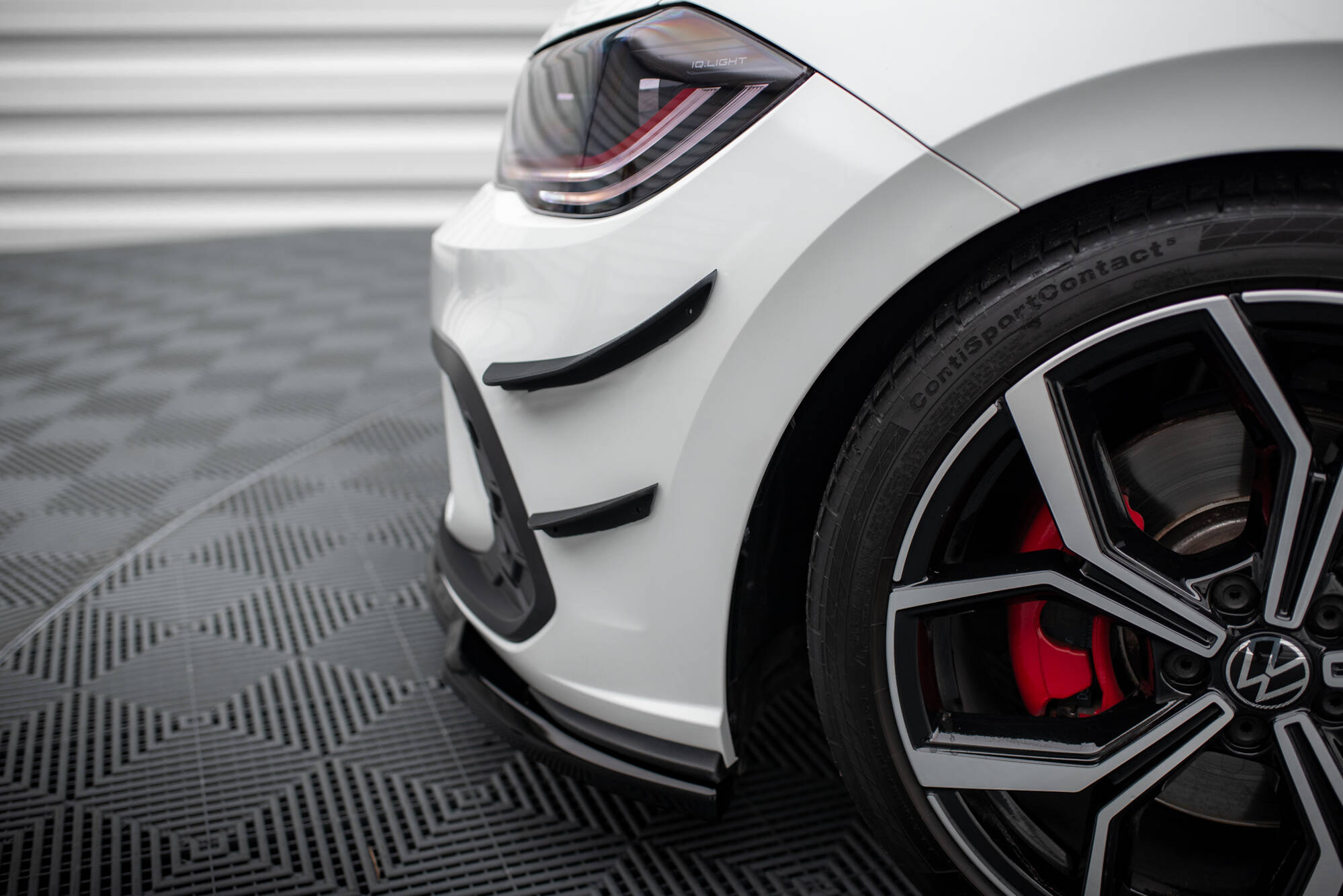 Front Bumper Wings (Canards) Volkswagen Polo GTI Mk6 Facelift - 4