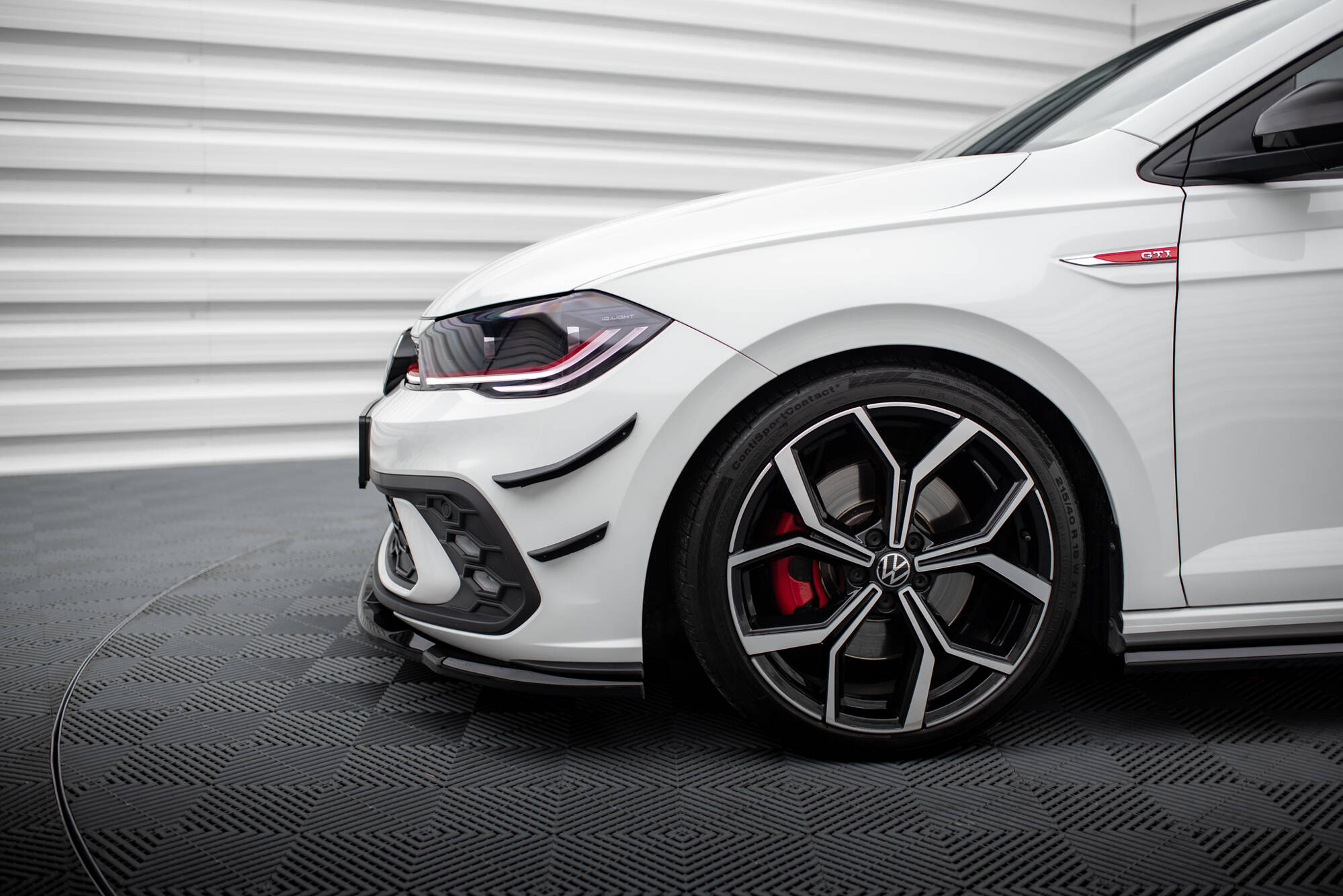 Front Bumper Wings (Canards) Volkswagen Polo GTI Mk6 Facelift - 5