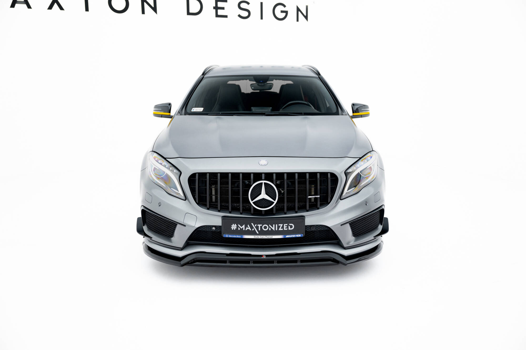 FRONT SPLITTER SUITABLE FOR MERCEDES-BENZ GLA 45 AMG OFF-ROADER X156 – MAXTON DESIGN