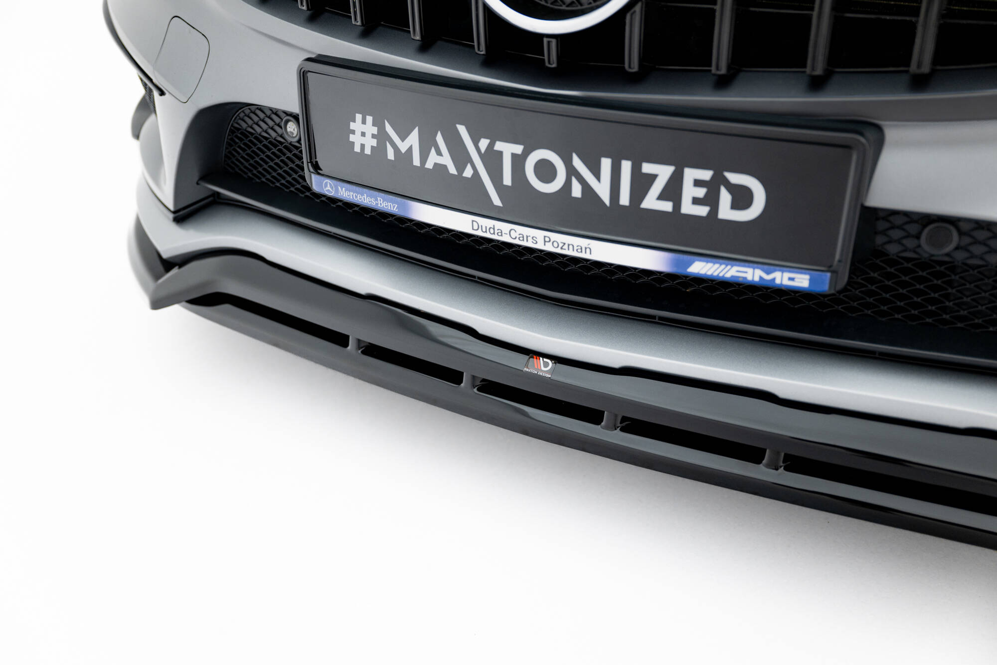 FRONT SPLITTER SUITABLE FOR MERCEDES-BENZ GLA 45 AMG OFF-ROADER X156 – MAXTON DESIGN - 3