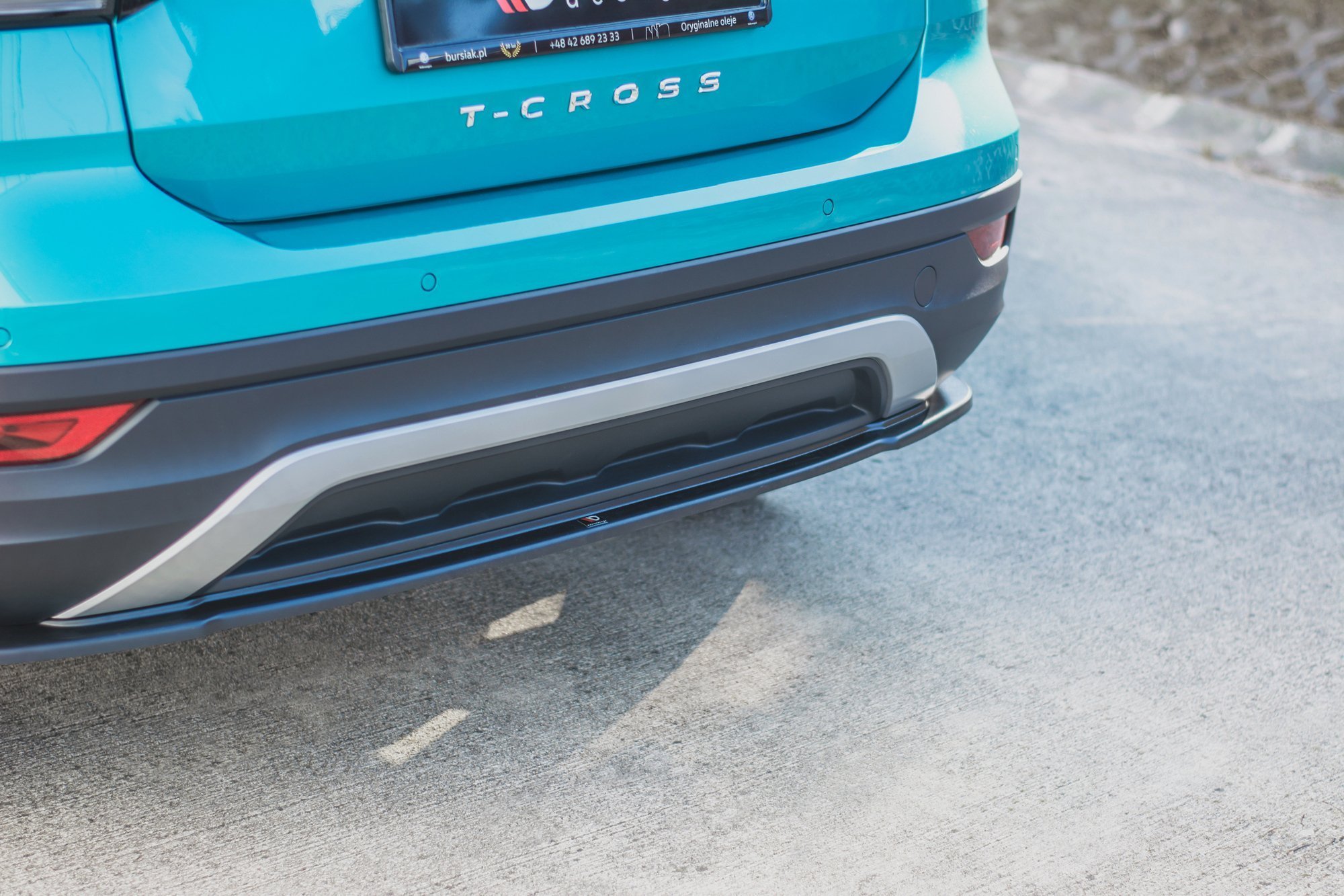 Central Rear Splitter VW T Cross (2018-) - 4