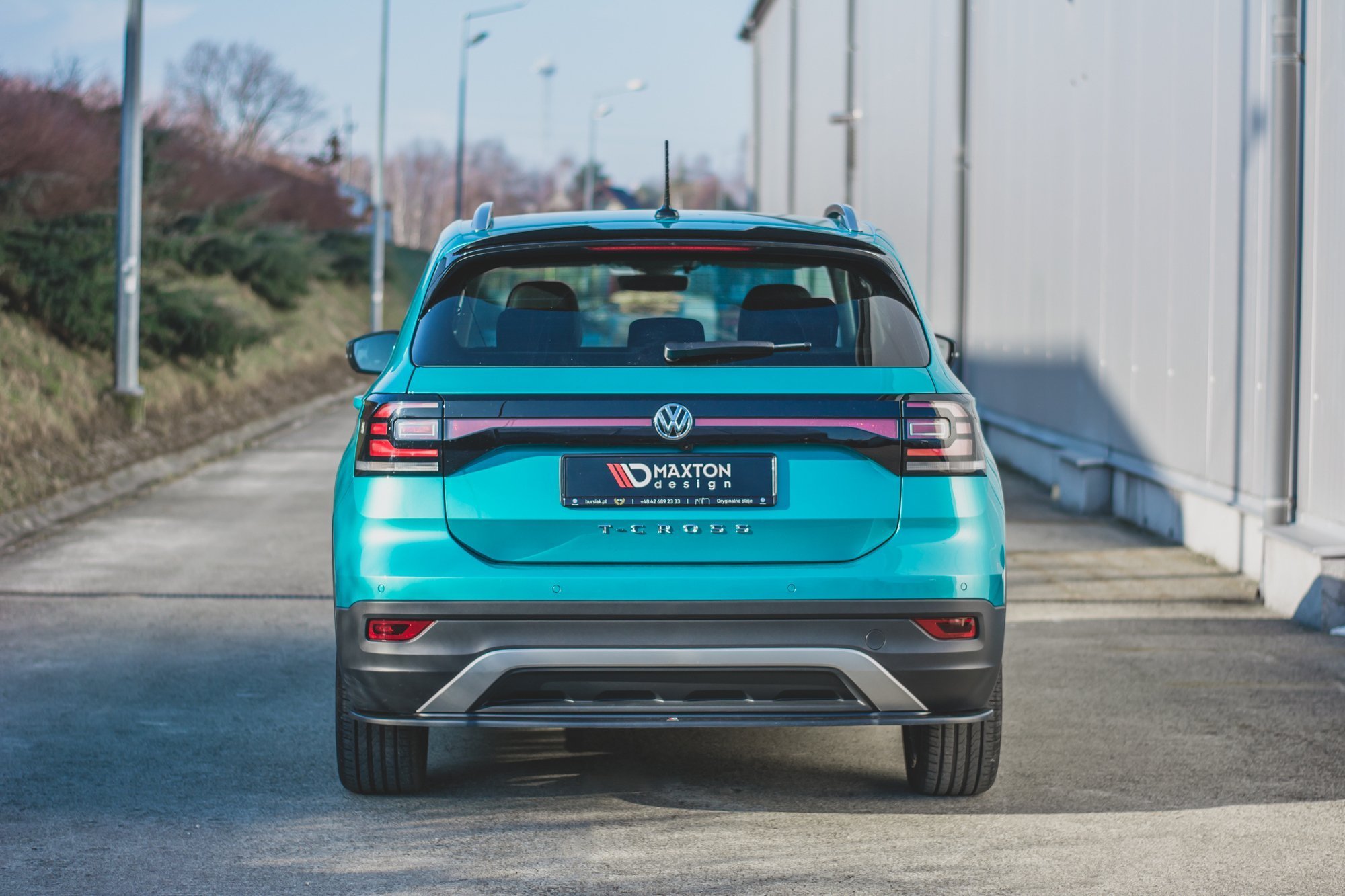 Central Rear Splitter VW T Cross (2018-) - 2