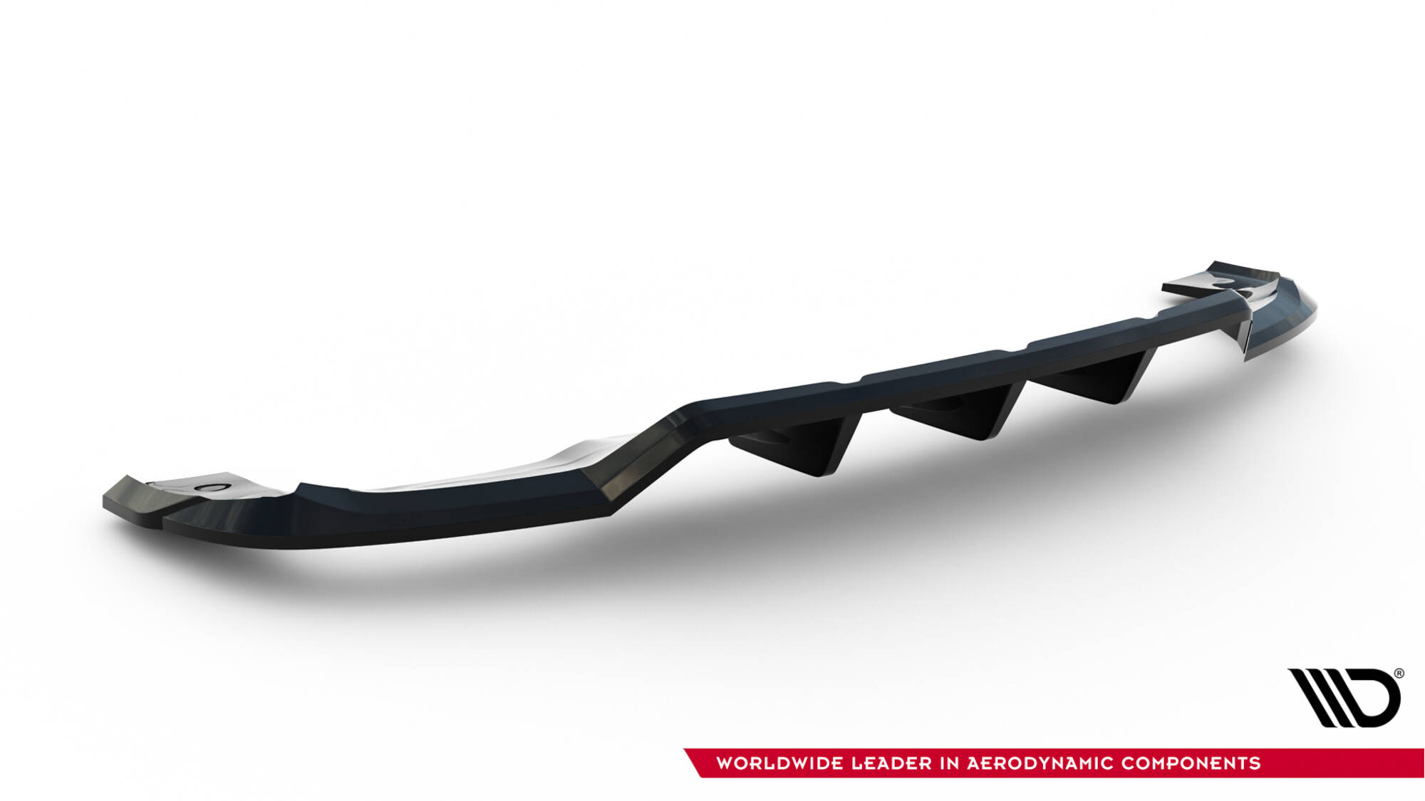 REAR SPLITTER (WITH VERTICAL BARS) V.2 SUITABLE FOR MERCEDES-BENZ GLA 45 AMG X156 – MAXTON DESIGN - 5