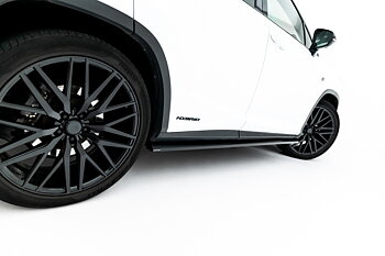 SIDE SKIRTS DIFFUSERS SUITABLE FOR LEXUS RX F-SPORT MK4 FACELIFT (VERSION WITHOUT OEM STEP RAILS) – MAXTON DESIGN