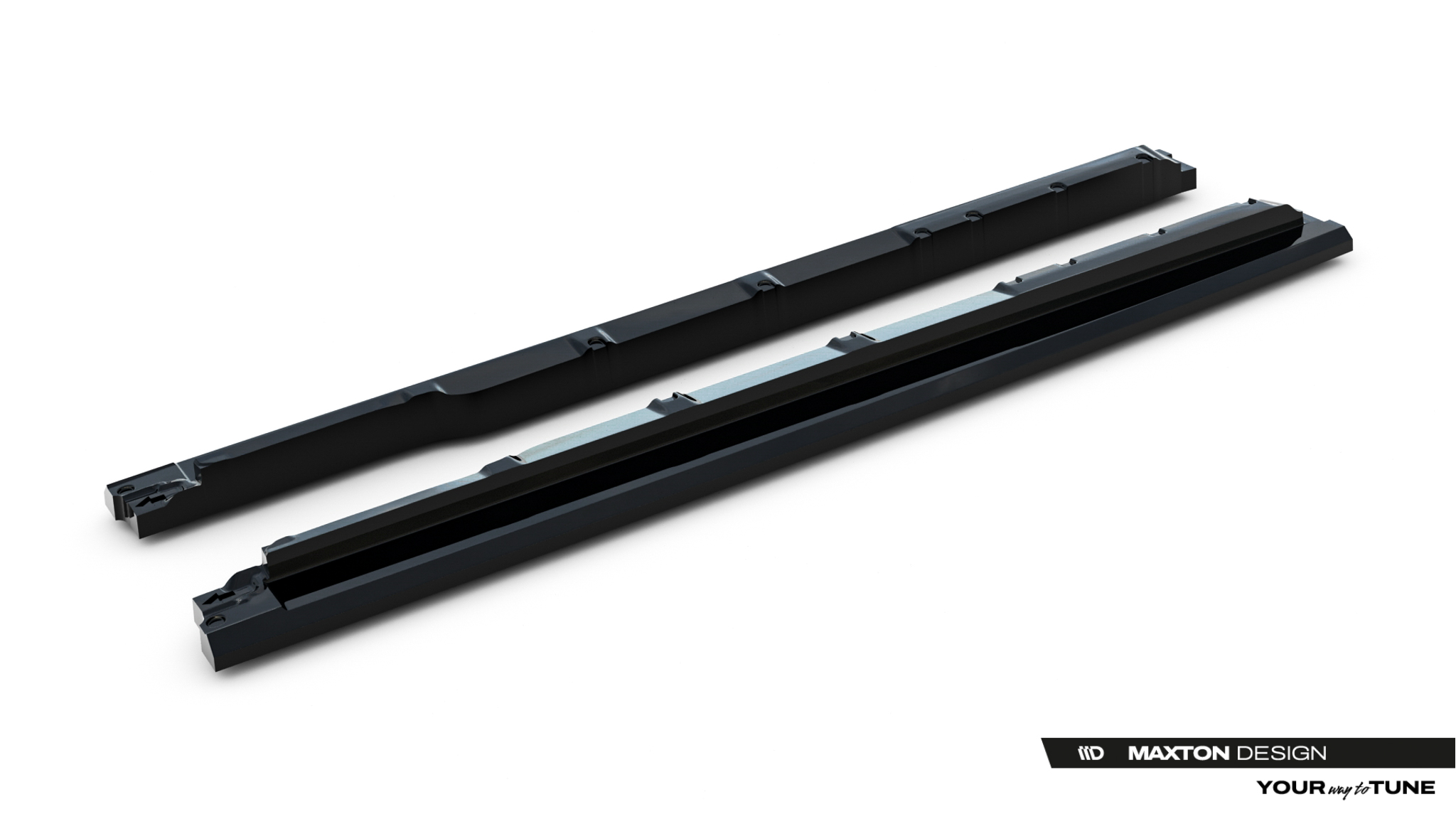 SIDE SKIRTS DIFFUSERS SUITABLE FOR LEXUS RX F-SPORT MK4 FACELIFT (VERSION WITHOUT OEM STEP RAILS) – MAXTON DESIGN