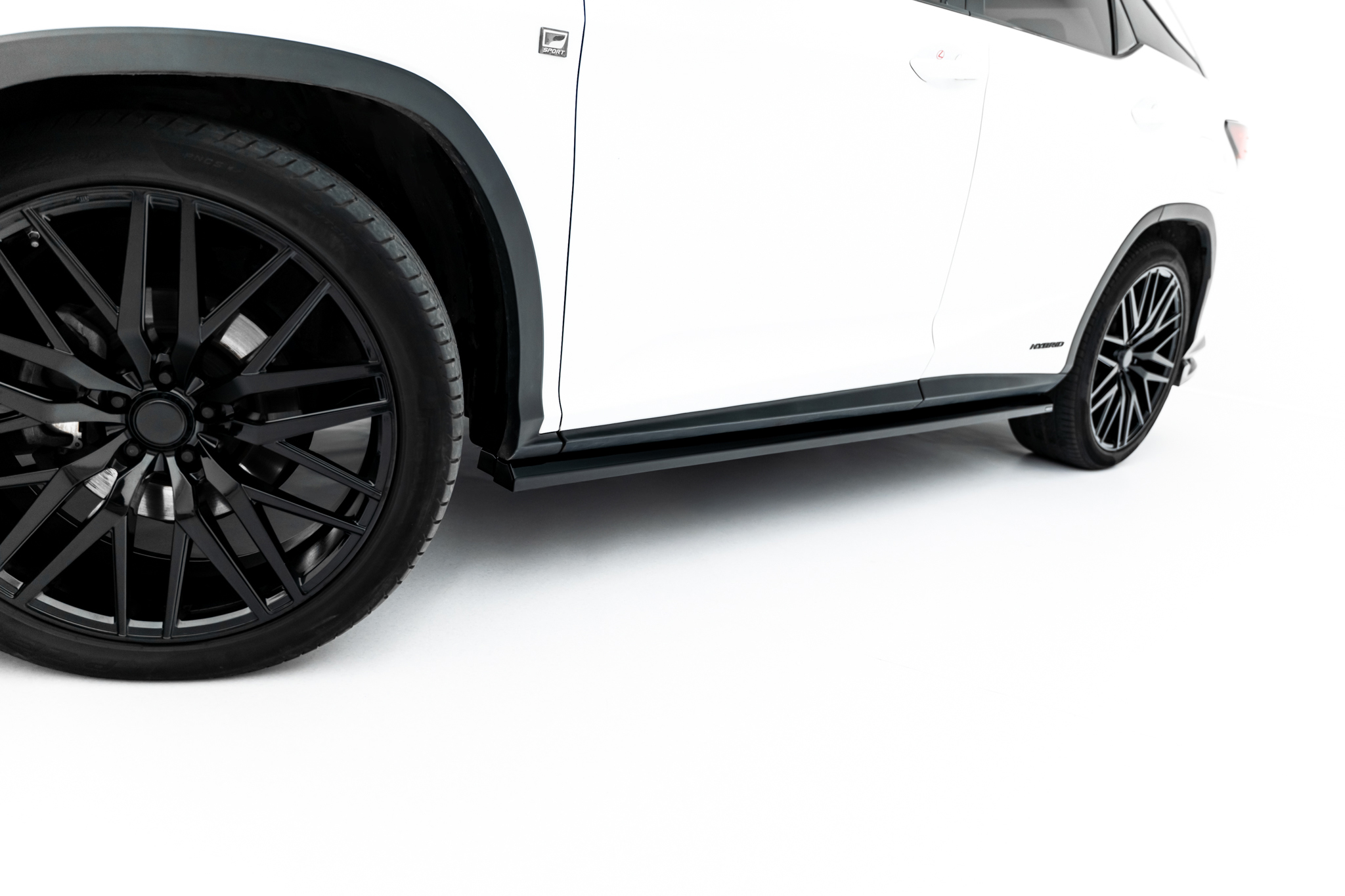 SIDE SKIRTS DIFFUSERS SUITABLE FOR LEXUS RX F-SPORT MK4 FACELIFT (VERSION WITHOUT OEM STEP RAILS) – MAXTON DESIGN - 4