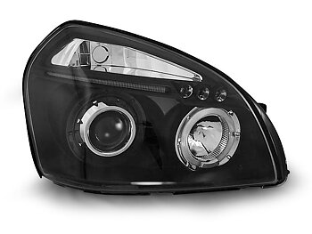 STRÅLKASTARE HYUNDAI TUCSON 07.04-10 ANGEL EYES SVARTA