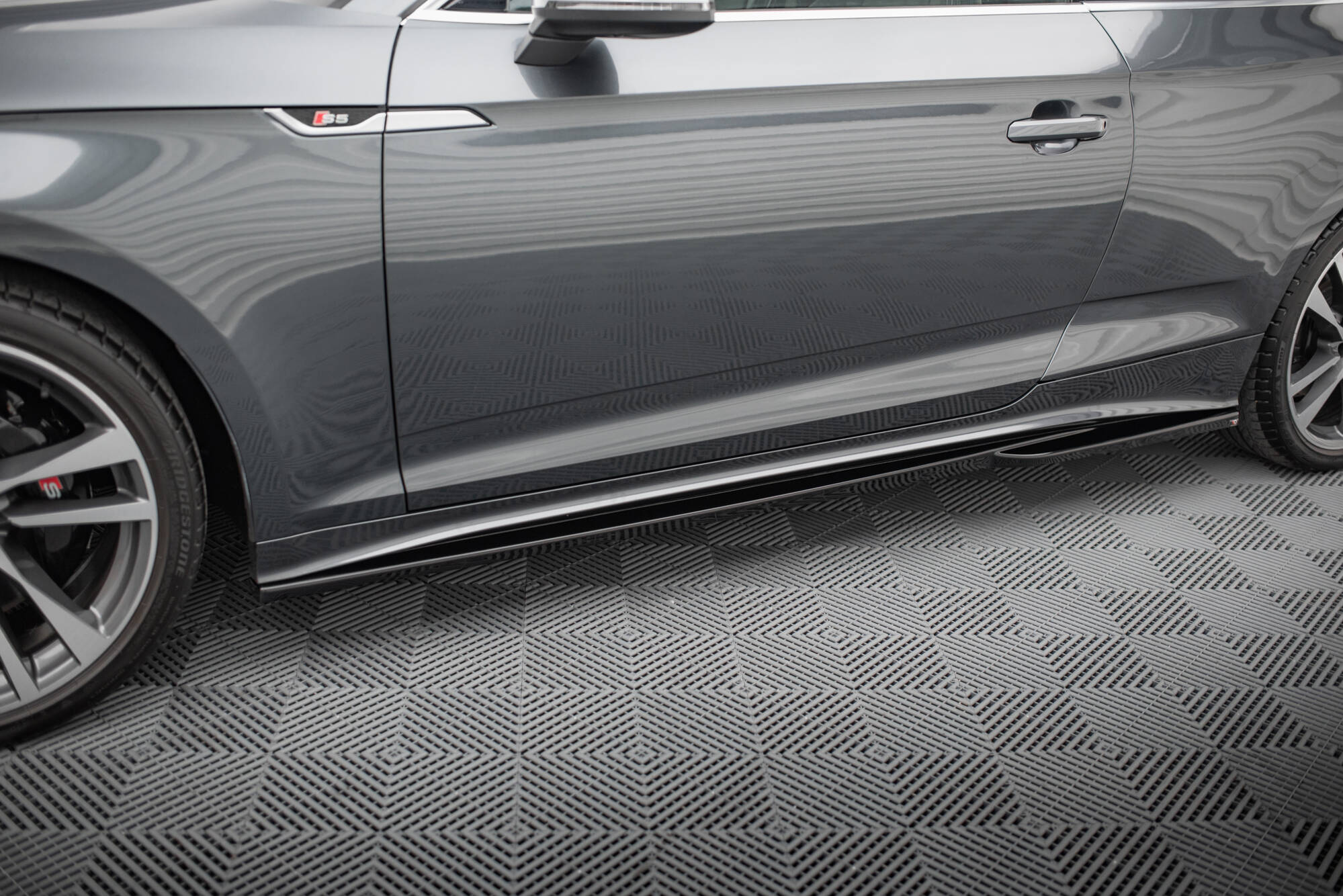 Side Skirts Diffusers Audi S5 Coupe / A5 S-Line Coupe F5 Facelift - 3