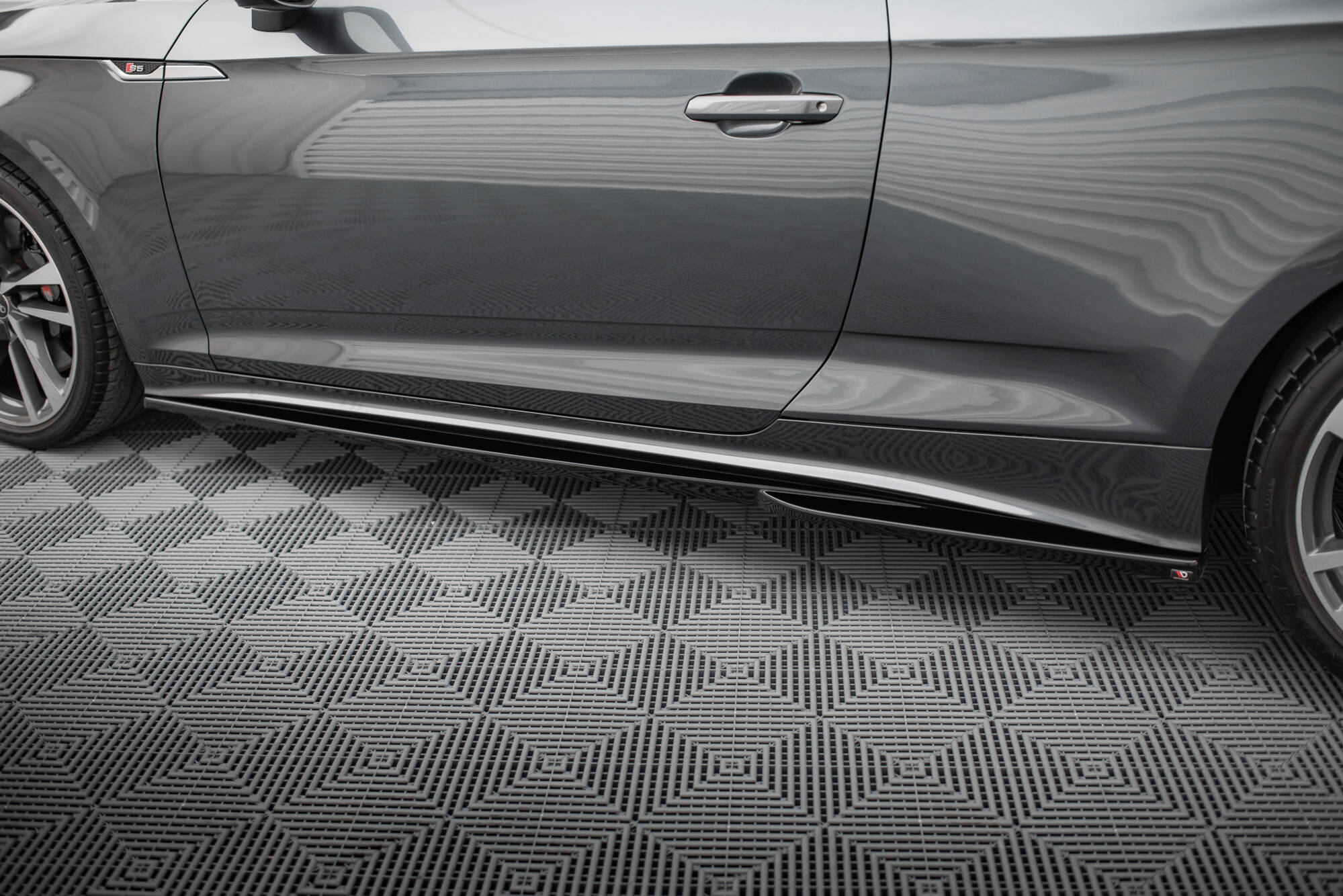 Side Skirts Diffusers Audi S5 Coupe / A5 S-Line Coupe F5 Facelift - 4