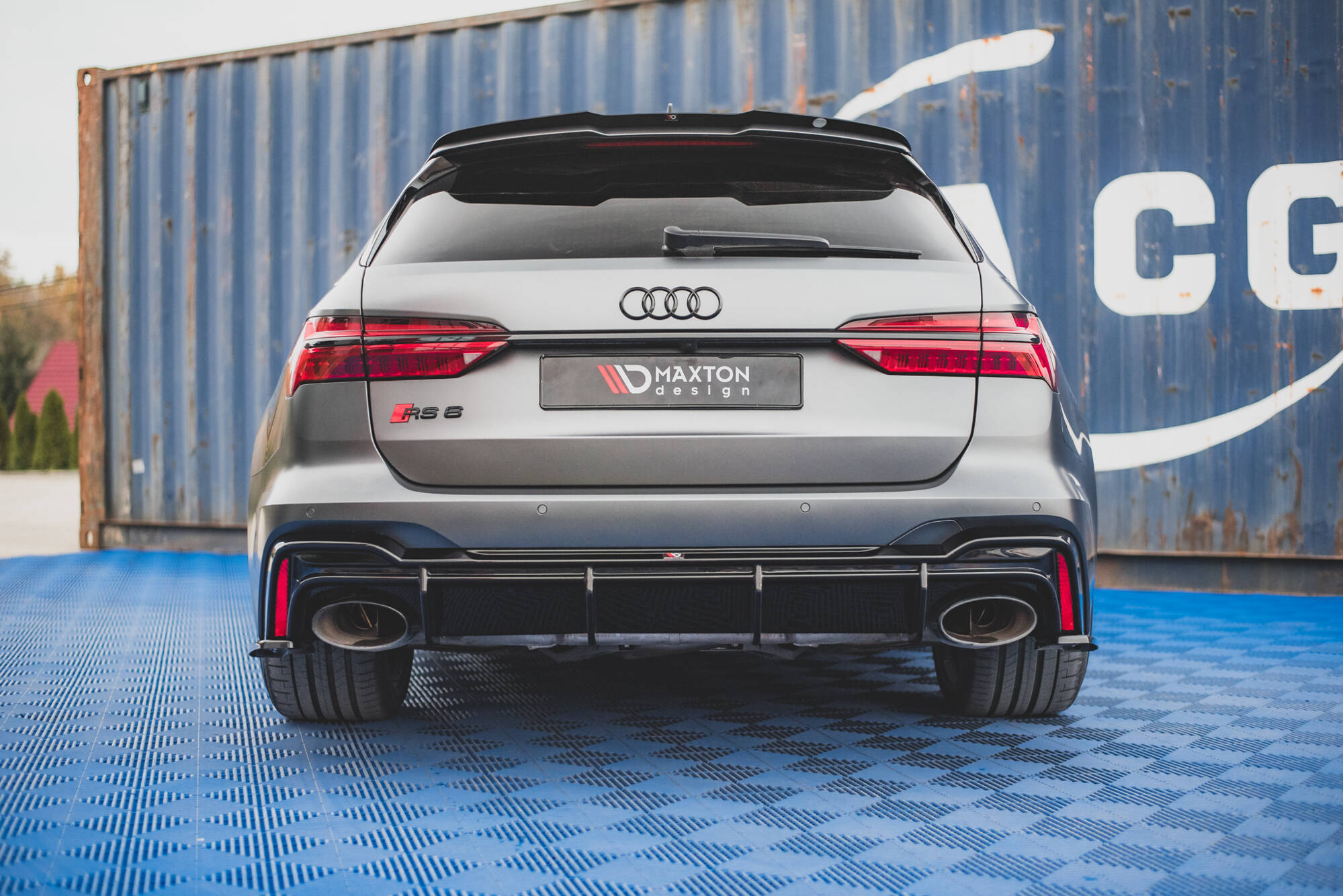 Rear Valance Audi RS6 C8 / RS7 C8 (Version with towbar) - 6