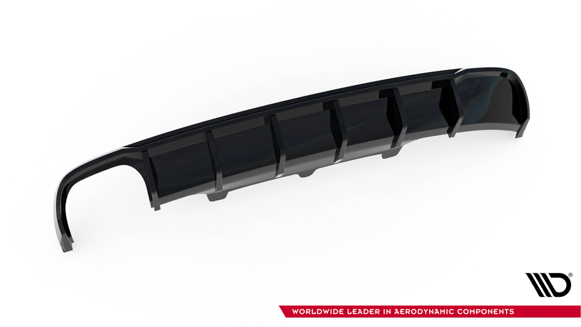 Rear Valance Audi A6 Avant C7 (Single side dual exhaust version) - 5