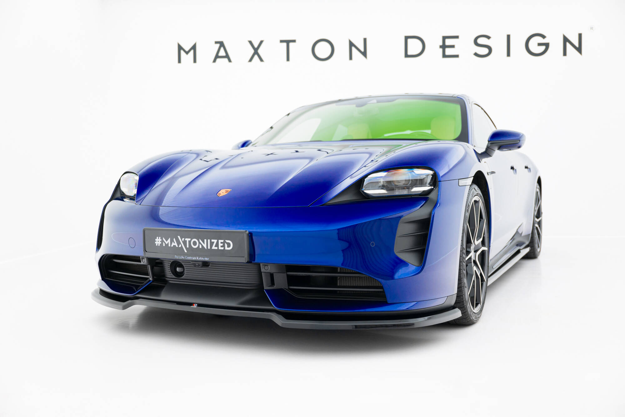 FRONT SPLITTER SUITABLE FOR PORSCHE TAYCAN TURBO S MK1 – MAXTON DESIGN