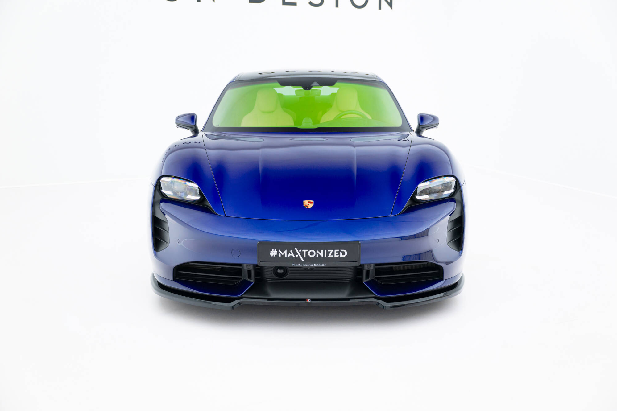 FRONT SPLITTER SUITABLE FOR PORSCHE TAYCAN TURBO S MK1 – MAXTON DESIGN - 4