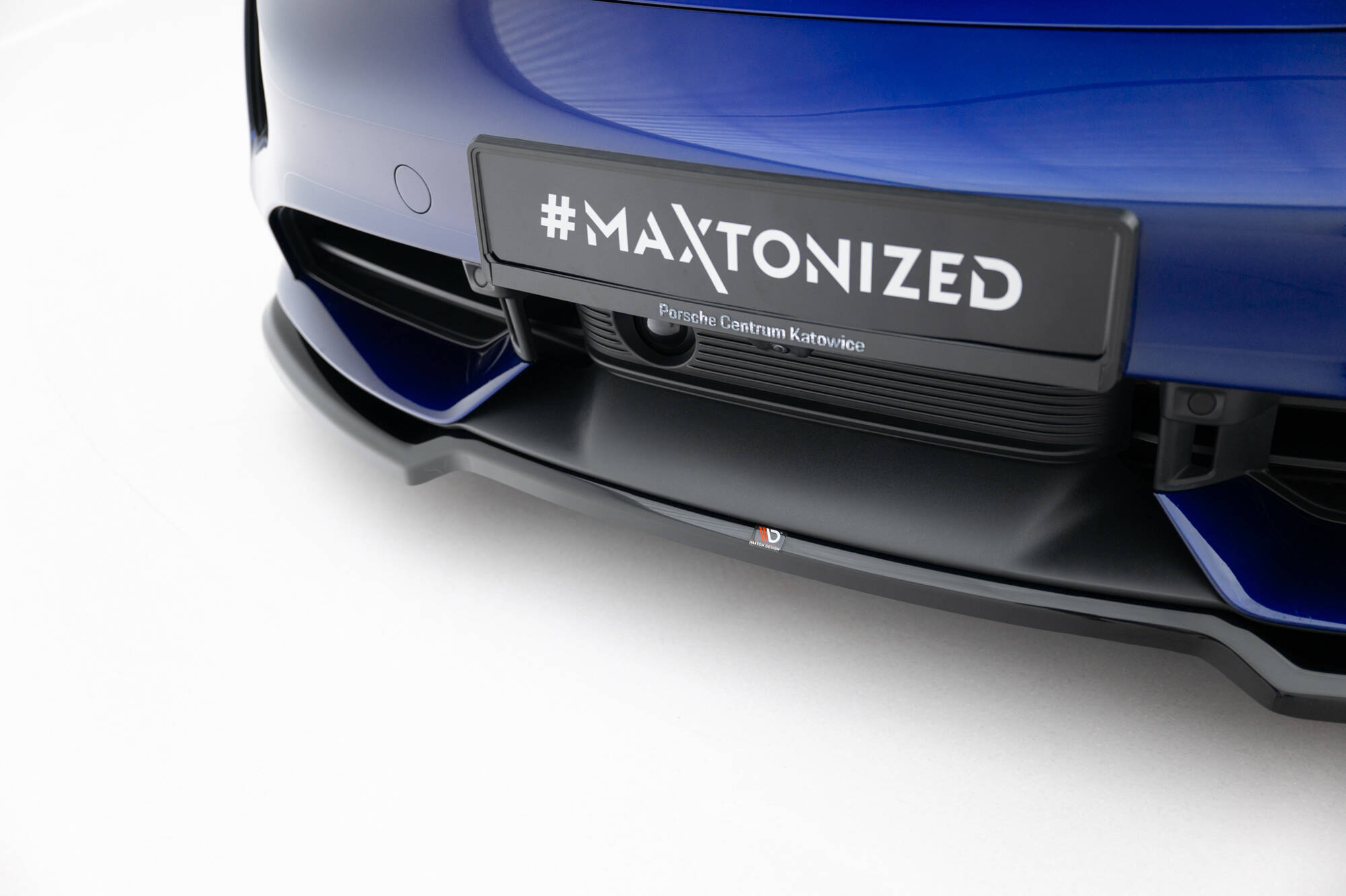 FRONT SPLITTER SUITABLE FOR PORSCHE TAYCAN TURBO S MK1 – MAXTON DESIGN - 3