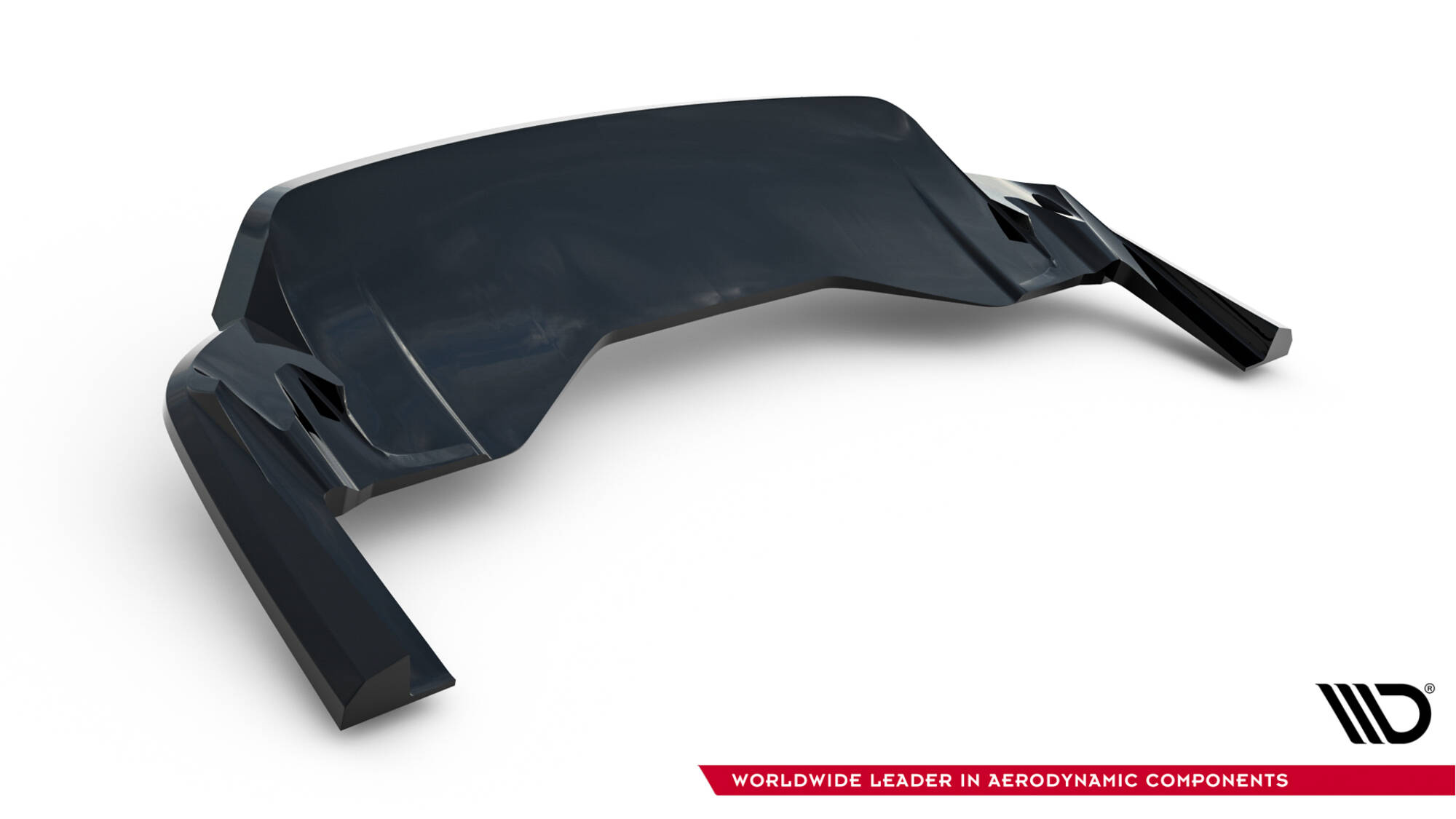 REAR SPLITTER (WITH VERTICAL BARS) SUITABLE FOR PORSCHE TAYCAN TURBO S MK1 – MAXTON DESIGN - 6