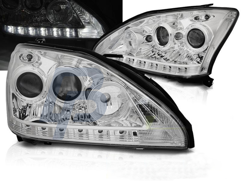 HEADLIGHTS LEXUS RX 330 / 350 03-08 TUBE LIGHT CHROME - 5