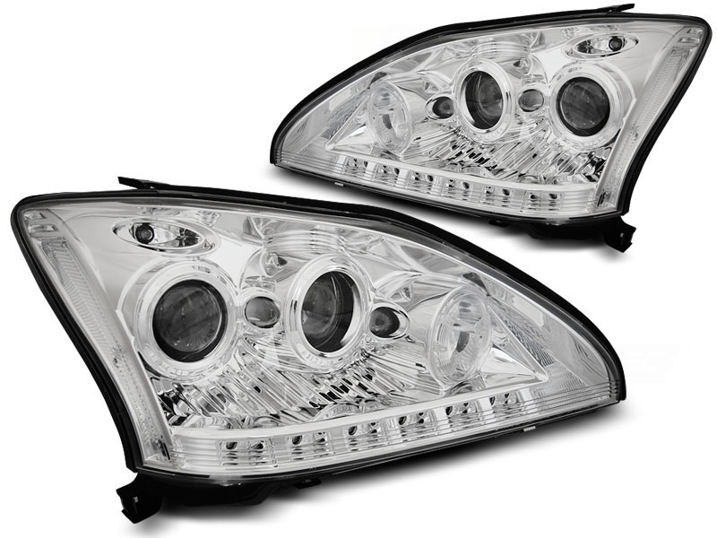 HEADLIGHTS LEXUS RX 330 / 350 03-08 TUBE LIGHT CHROME