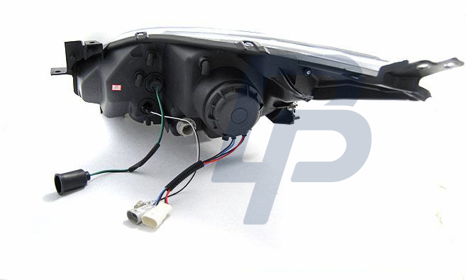 HEADLIGHTS MAZDA 3 09-10.13 TUBE LIGHT BLACK - 3