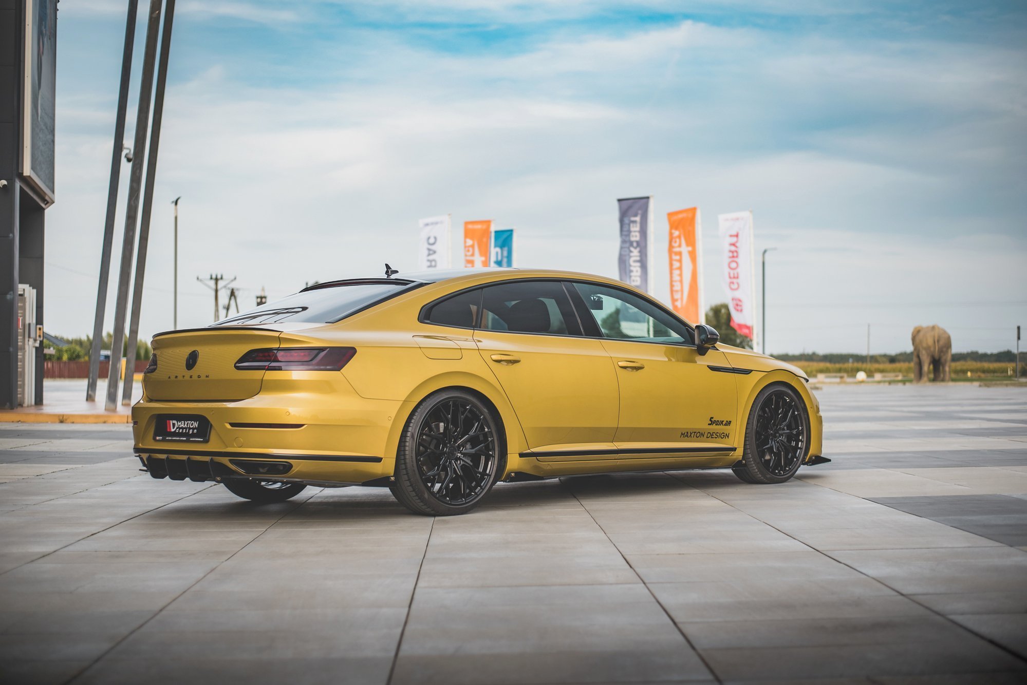 Rear Side Flaps VW Arteon R-Line - 3