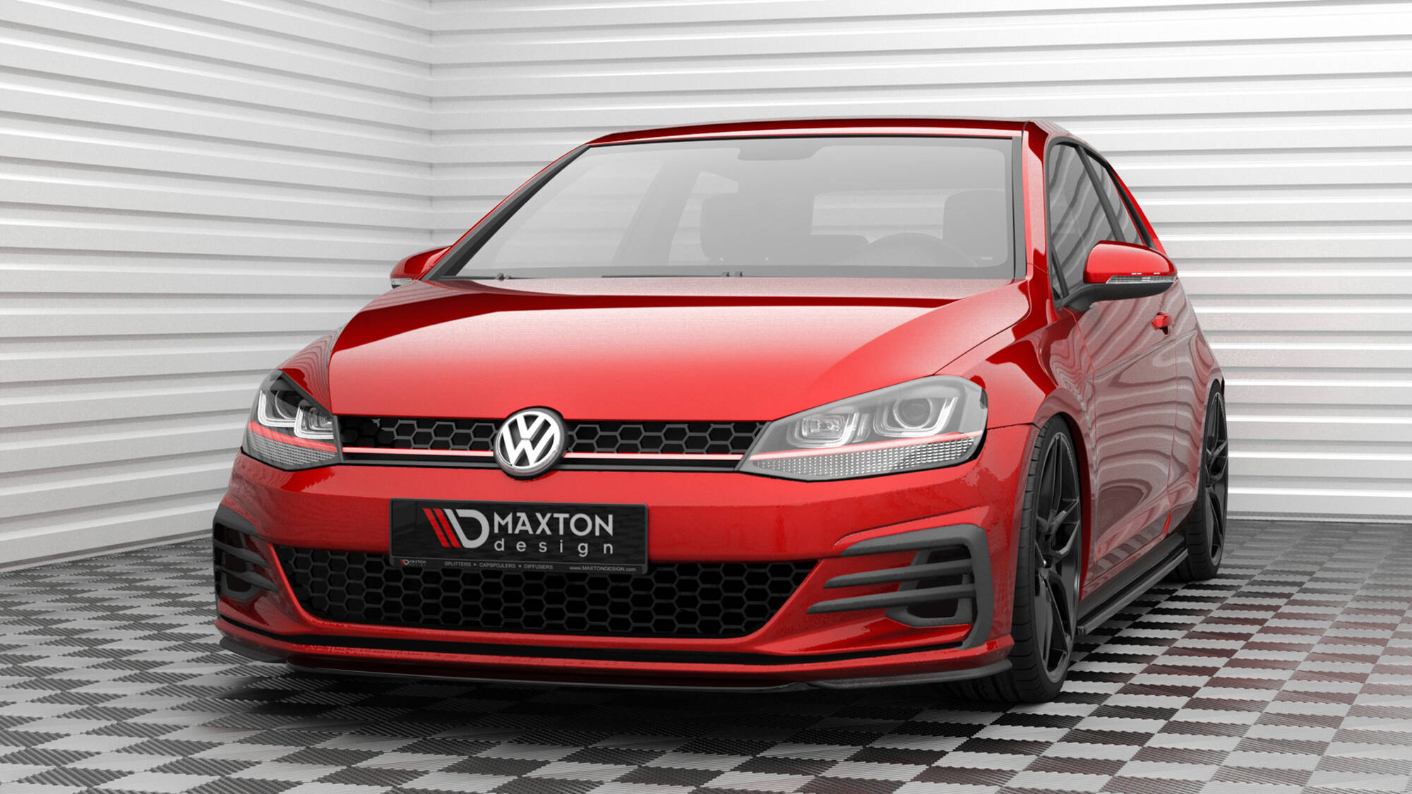 Front Splitter V.5 Volkswagen Golf GTI Mk7 Facelift - 3