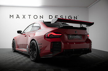 CARBON SPOILER WITH UPPER SWAN MOUNTING + LED SUITABLE FOR BMW M2 G87 – MAXTON DESIGN