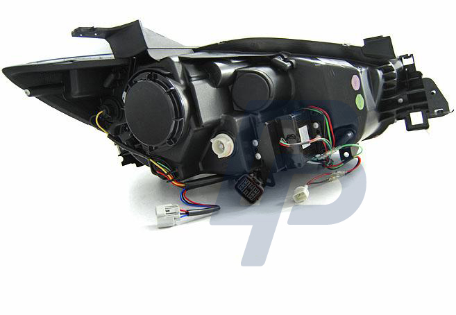 HEADLIGHTS MAZDA CX5 11-15 CHROME TRUE DRL XENON - 3
