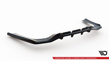 REAR SPLITTER (WITH VERTICAL BARS) SUITABLE FOR MERCEDES-AMG CLA 35  / 45  COUPE / SHOOTING BRAKE C118 FACELIFT / X118 FACELIFT – MAXTON DESIGN