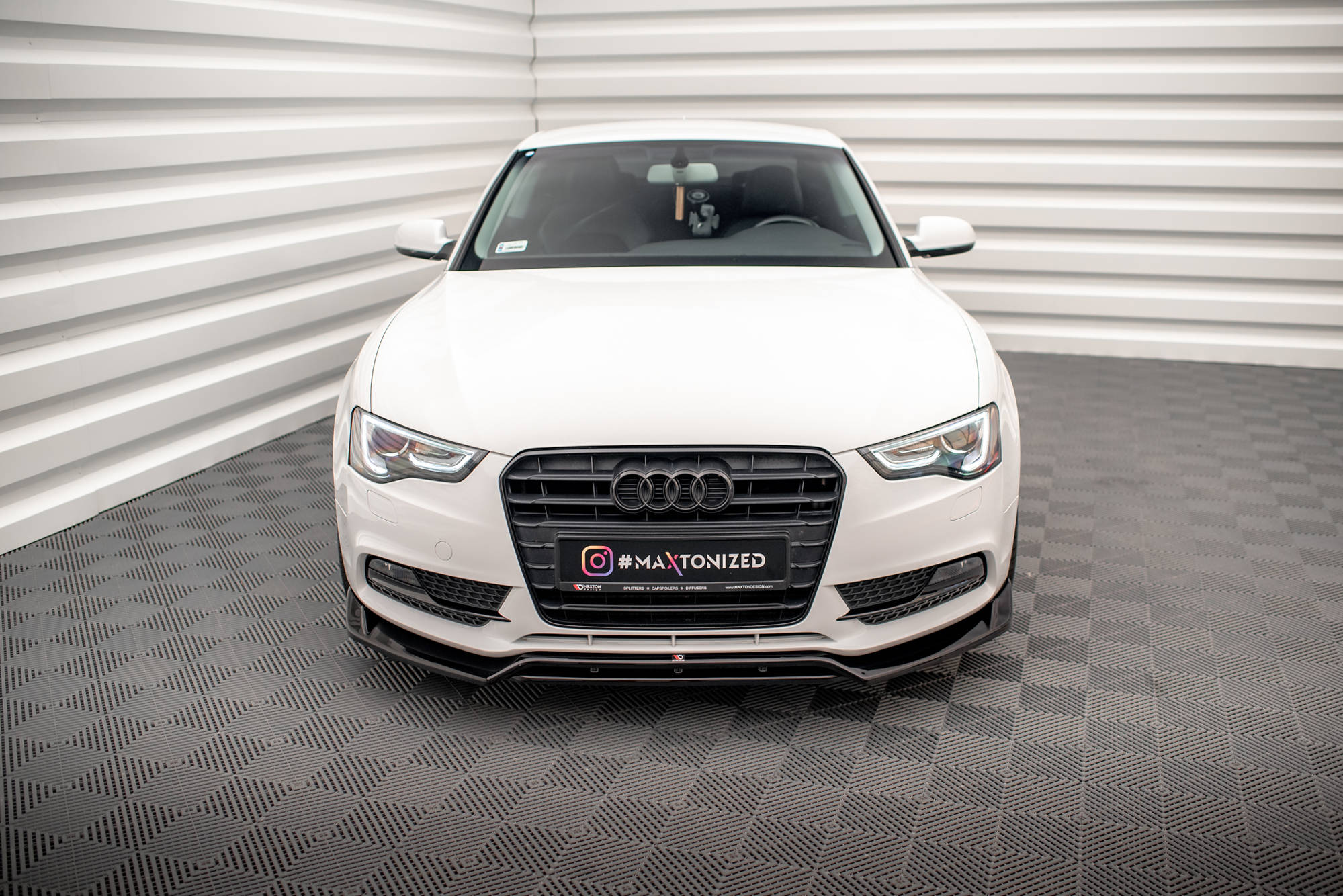 Front Splitter V.2 Audi A5 Coupe / Sportback 8T Facelift - 2
