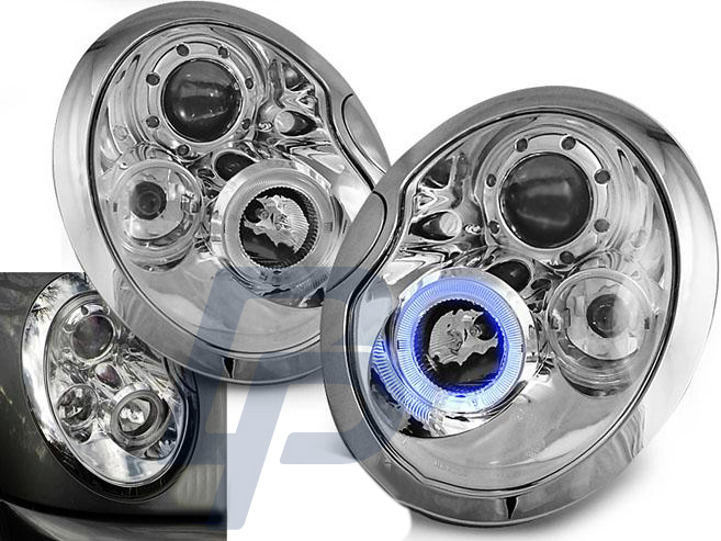 HEADLIGHTS MAZDA CX5 11-15 BLACK TRUE DRL XENON