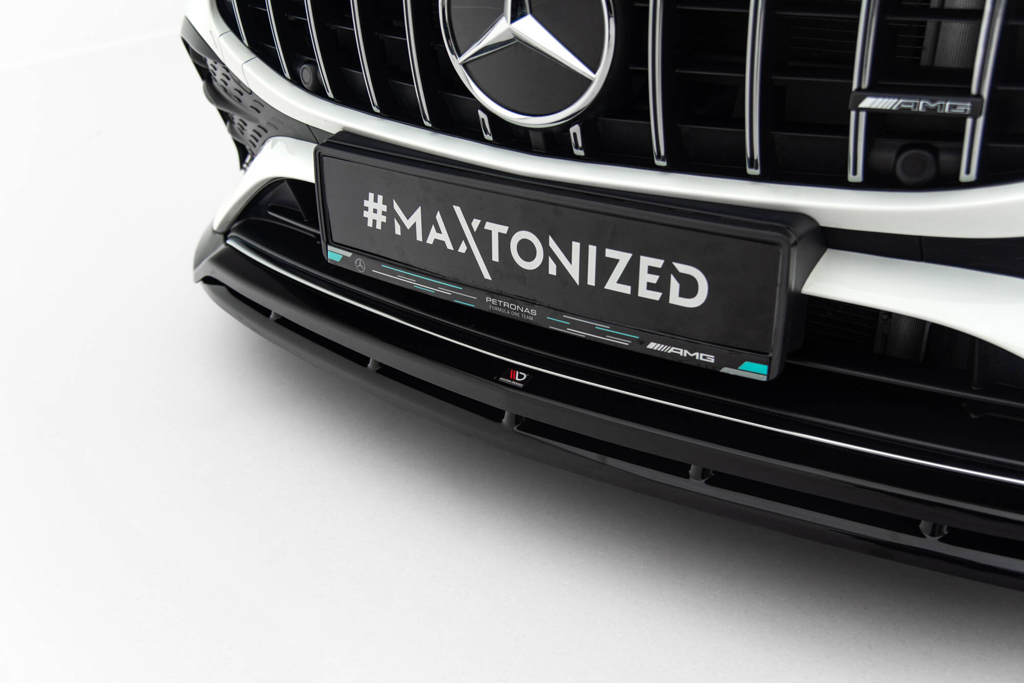 FRONT SPLITTER SUITABLE FOR MERCEDES-AMG CLA 35 COUPE / SHOOTING BRAKE C118 FACELIFT / X118 FACELIFT – MAXTON DESIGN - 5