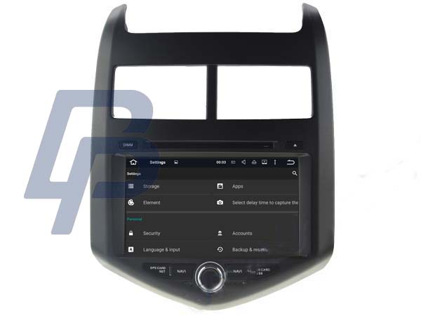 8" CHEVROLET AVEO/SONIC 2011-2014 MODELLANPASSAD ANDROID HUVUDENHET - 4