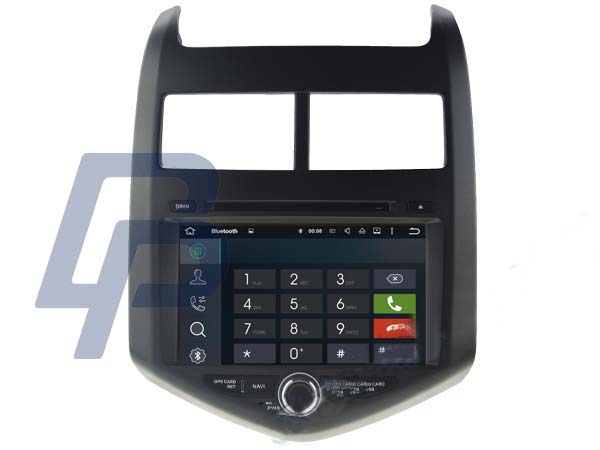 8" CHEVROLET AVEO/SONIC 2011-2014 MODELLANPASSAD ANDROID HUVUDENHET - 5