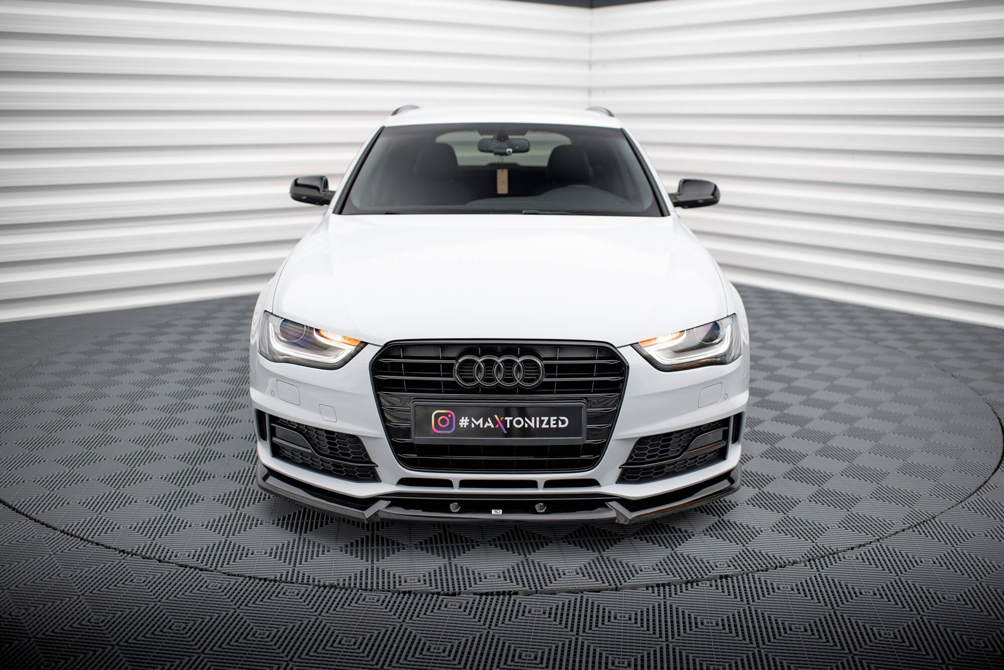 Front Splitter V.1 Audi A4 Competition B8 Facelift - 2