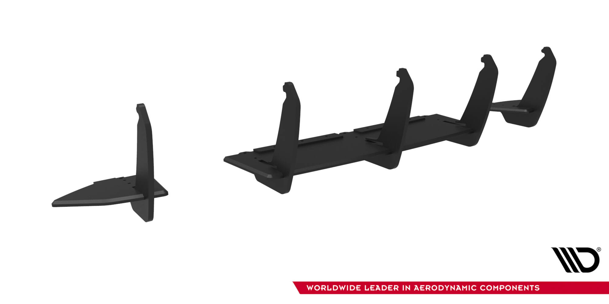 STREET PRO REAR DIFFUSER V.2 SUITABLE FOR FORD FOCUS RS MK3 (US-SPEC VERSION) – MAXTON DESIGN - 5