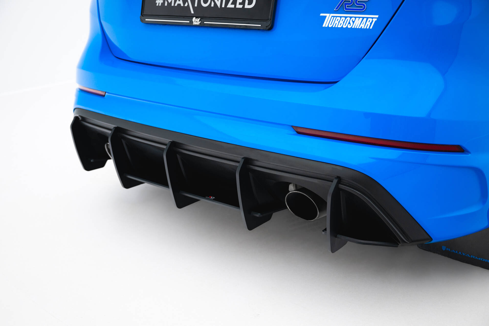 STREET PRO REAR DIFFUSER V.2 SUITABLE FOR FORD FOCUS RS MK3 (US-SPEC VERSION) – MAXTON DESIGN - 4