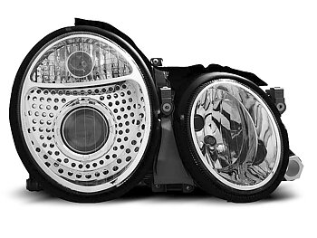 HEADLIGHTS MERCEDES W208 CLK 03.97-04.02 CHROME