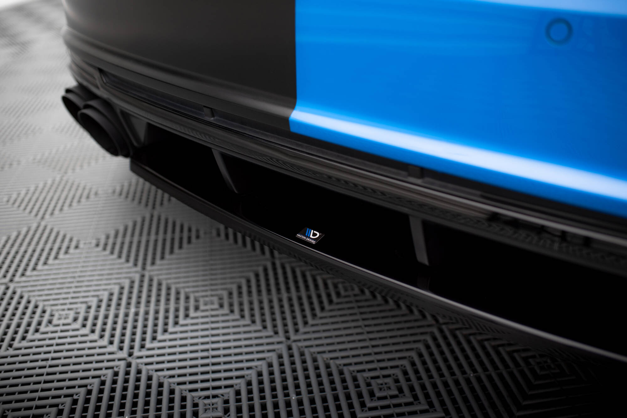 Central Rear Splitter Audi TT S 8S Facelift - 5