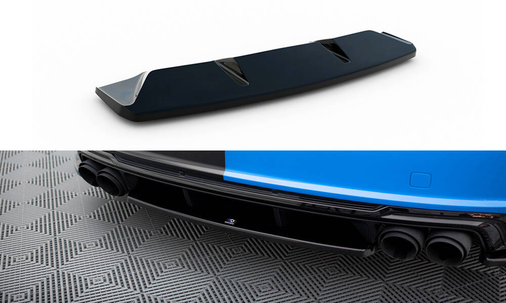 Central Rear Splitter Audi TT S 8S Facelift