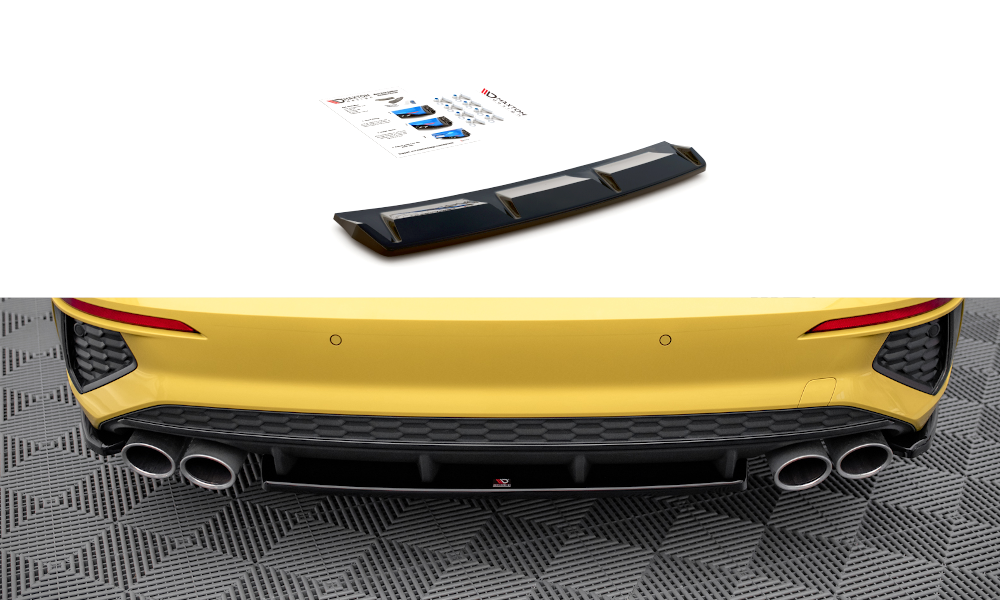 Central Rear Splitter Audi S3 Sedan 8Y