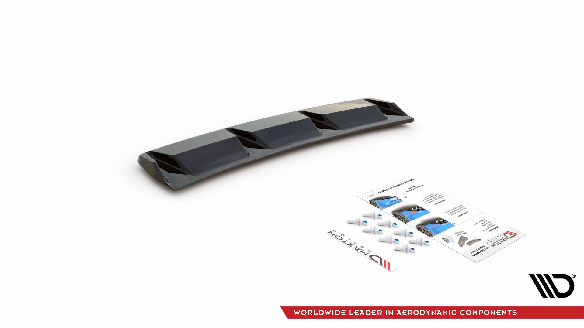 Central Rear Splitter Audi S3 Sedan 8Y - 6