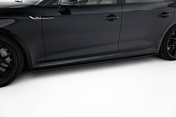 STREET PRO SIDE SKIRTS DIFFUSERS SUITABLE FOR AUDI RS5 SPORTBACK F5 – MAXTON DESIGN