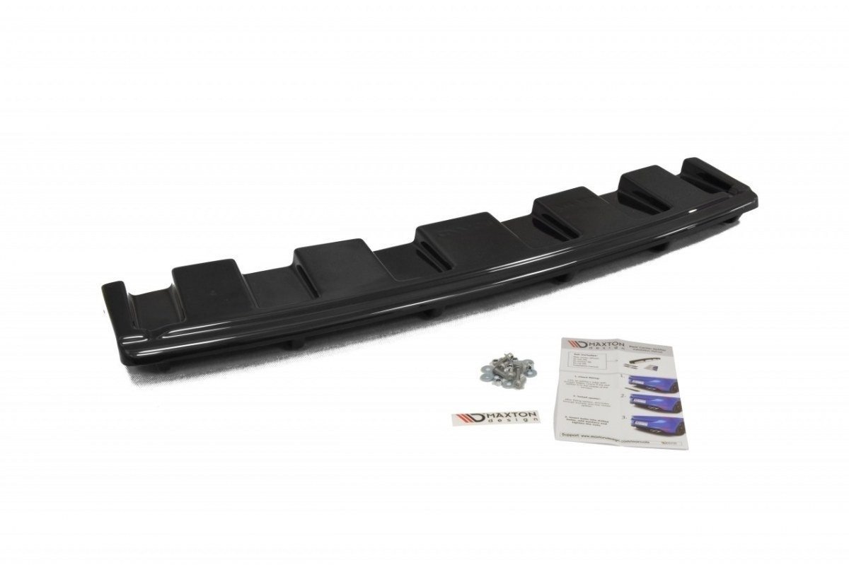 Central Rear Splitter  (Vertical Bars)  Audi S6 C7 Avant - 2