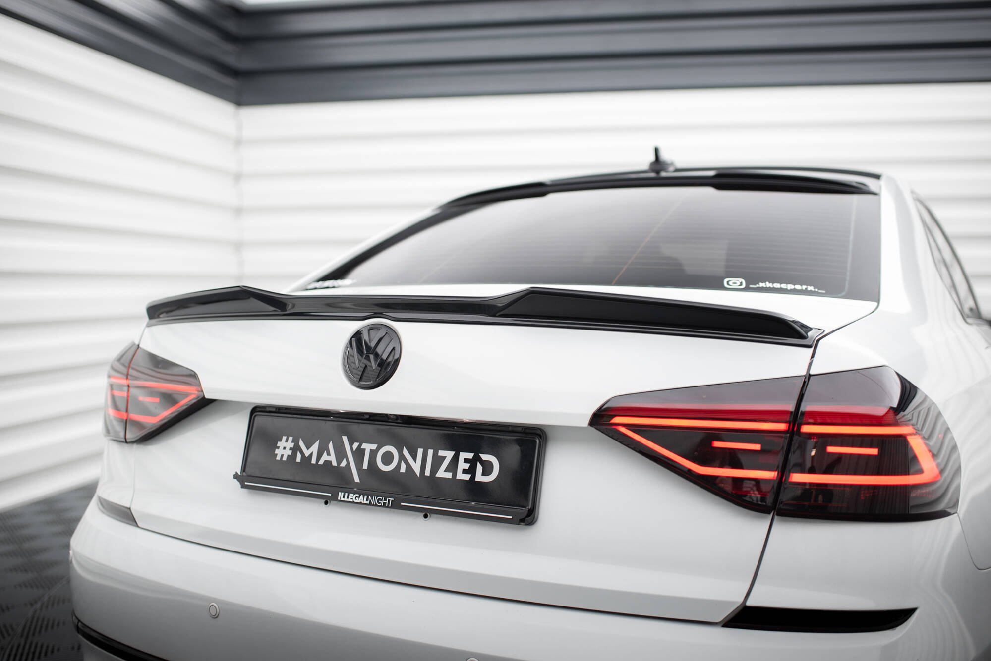 Spoiler CAP 3D Volkswagen Passat GT B8 Facelift USA - 3