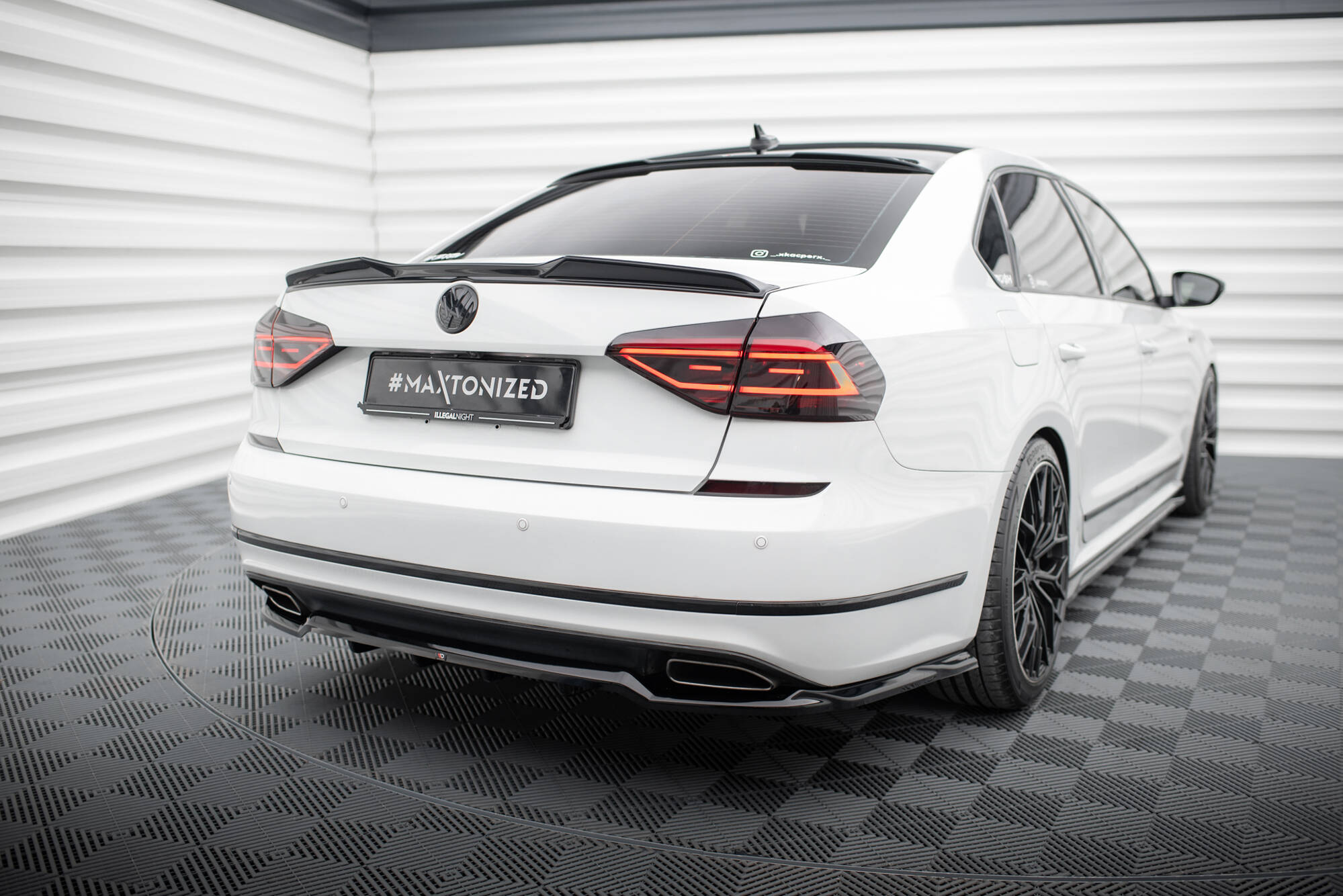 Spoiler CAP 3D Volkswagen Passat GT B8 Facelift USA - 2